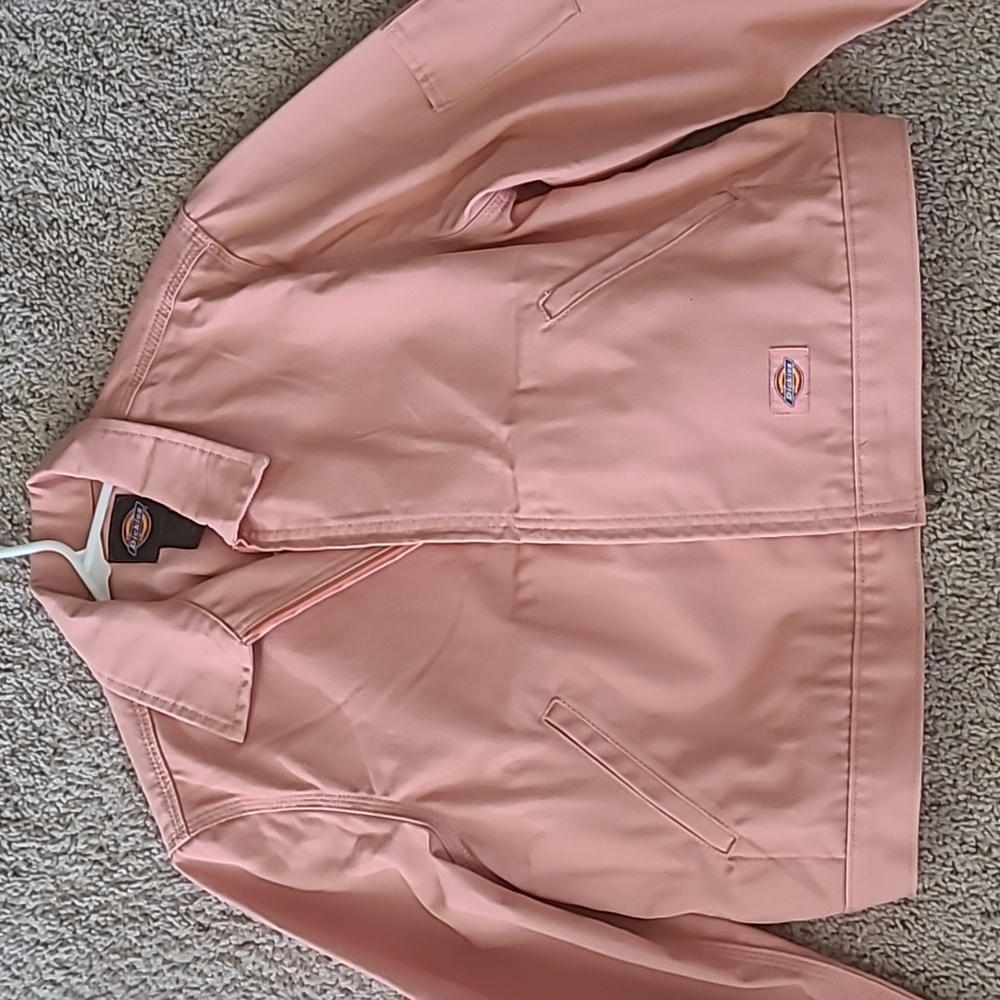 dickies pink cropped jacket